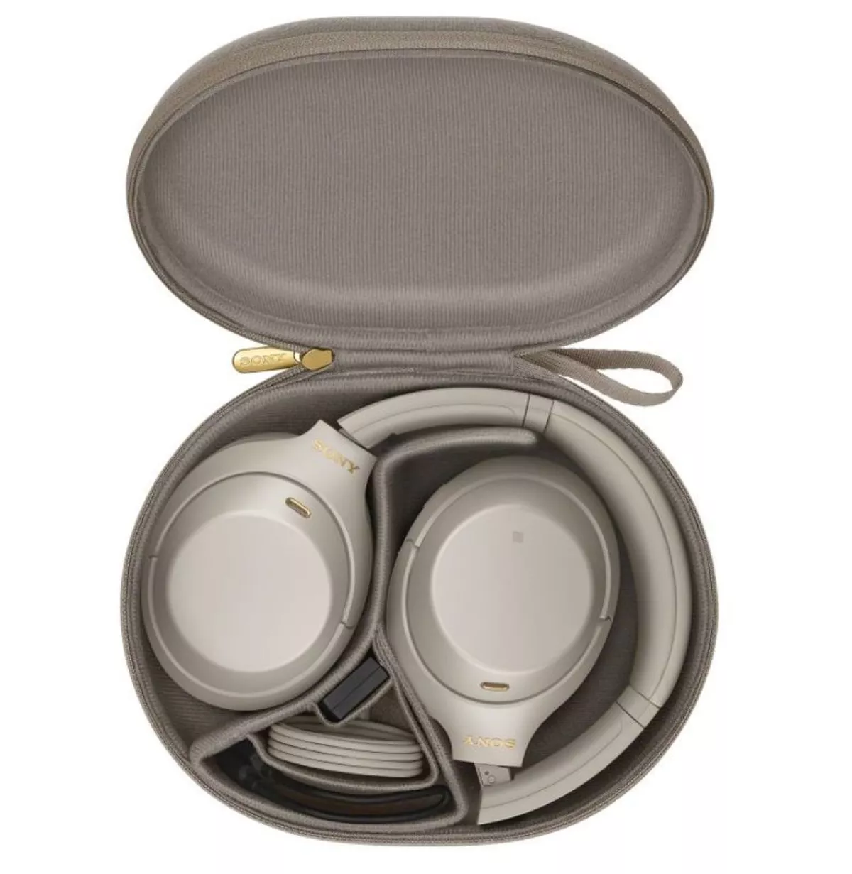 Sony Wireless Over The Ear Noise Canceling Headphones with Protective Case