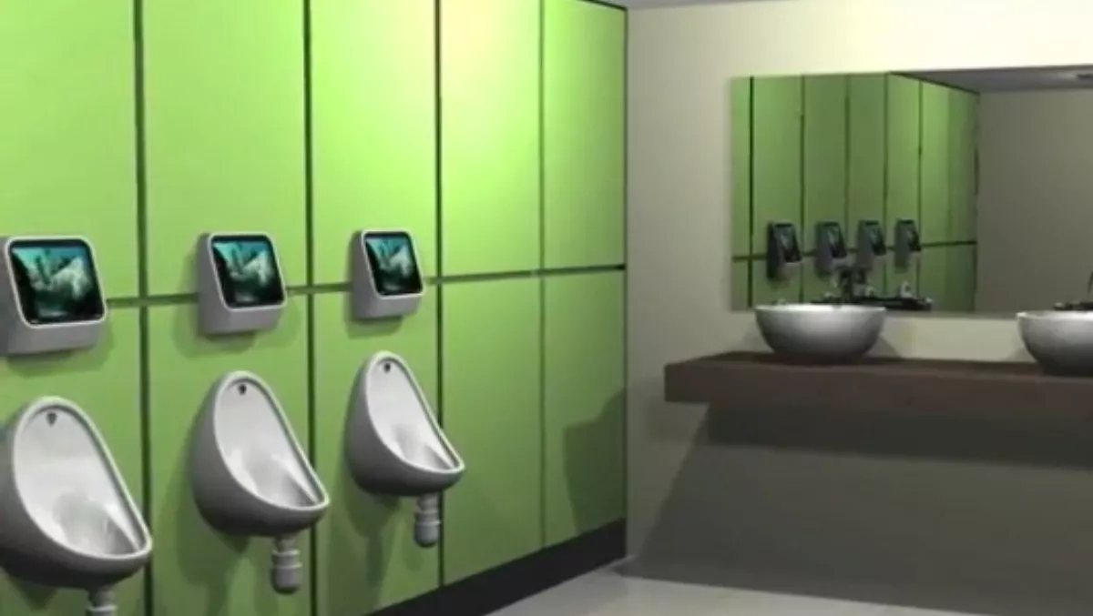 Urinal video games launched in the UK