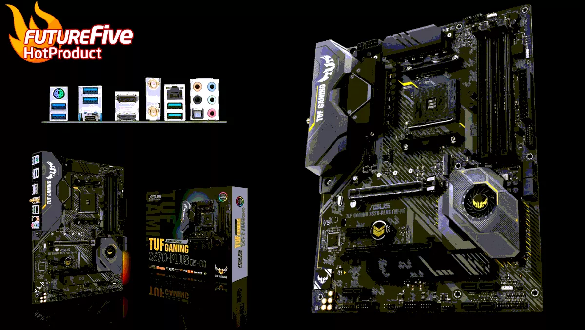 ASUS AM4 TUF Gaming X570-Plus Wi-Fi ATX Motherboard 