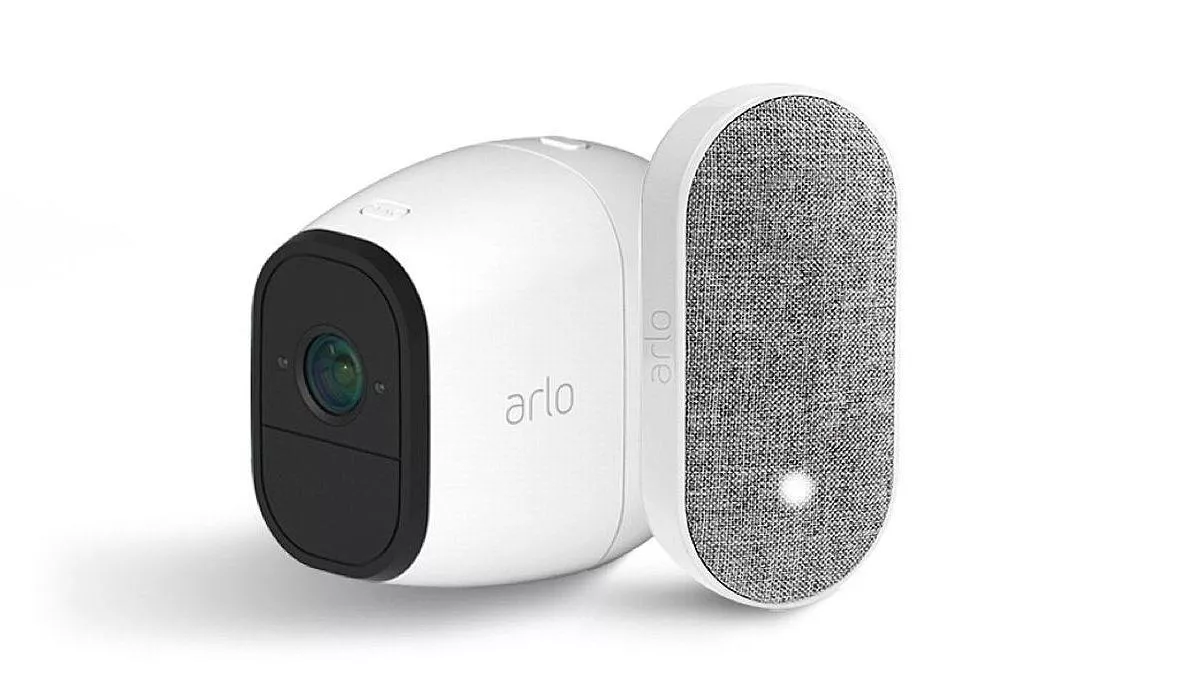 Arlo best sale camera speaker