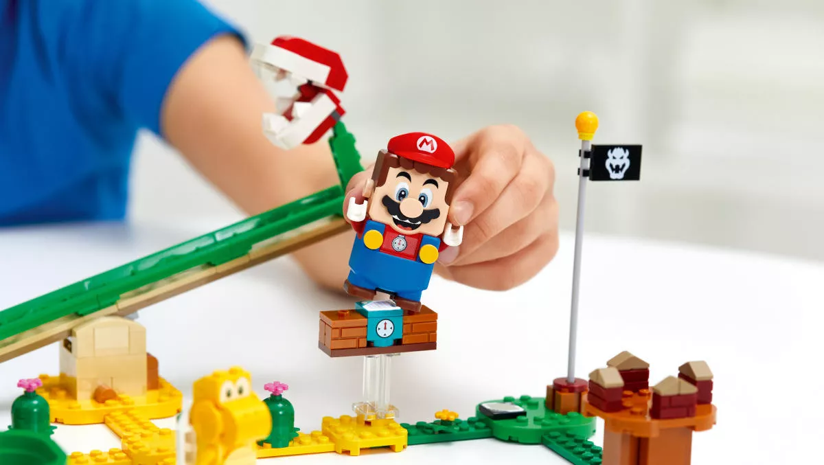 Mario lego whomp hot sale