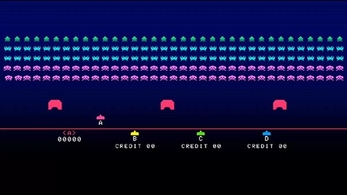 Space Invaders ( Atari 2600 ) Gameplay ( 1978 ) 