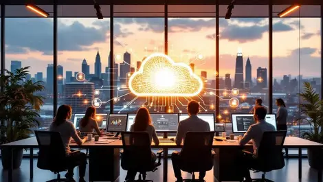 Sydney office ai collaboration cloud hub governance workflows