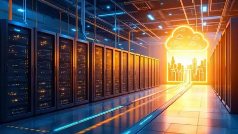 North america datacenter to public cloud migration portal scene